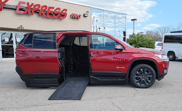 A wheelchair accessible SUV ready for adventure.
